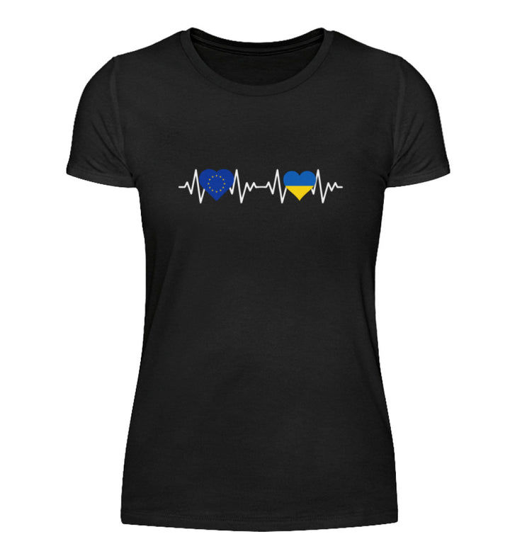 Herzrhytmus Europa/Ukraine - Damen Shirt