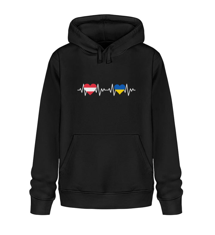 Herzrhytmus Österreich/Ukraine - Hoodie